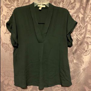 Forever 21 | Black V Neck Shirt Blouse
